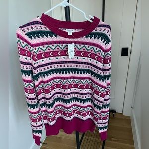 NWT J Crew Fair Isle Sweater | M